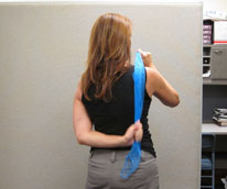 Cardio in a Box Shoulder Stretch Office Exercise